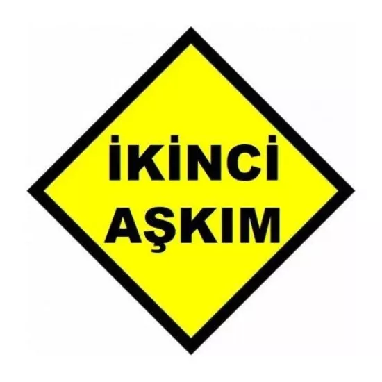 Ce-Ka İkinci Aşkım Araç Sticker